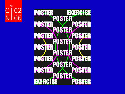 exercise ON.2 ai art color design illustration line poster posters