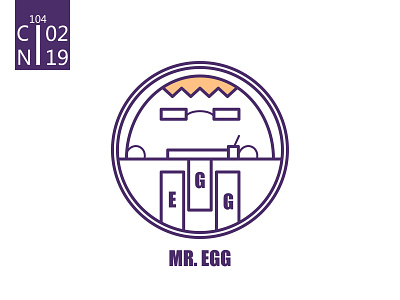 Mr. Egg ai art design illustration logo