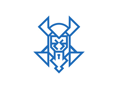 Loki - Norse God of Mischief art blue branding clean design flat god icon illustration logo minimal vector