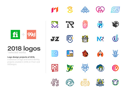 Logo Design Project of 2018 - Selected Works