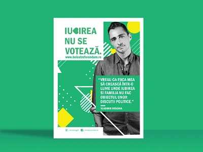 LGBT Referendum - Romania art branding clean design flat flyer flyer design flyer designs flyer layout graphic design icon illustration linework minimal poster poster challenge poster collection poster design poster layout vector