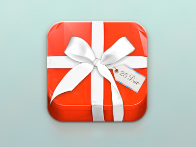 Xmas present! 25dec 3d app cinema4d gift holidays icon iphone logo ny present render webapp xmas