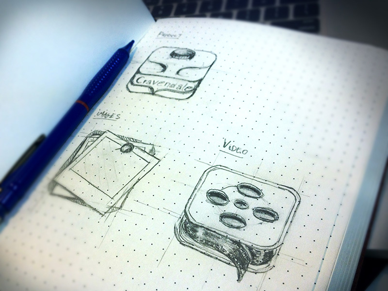 Icon sketches milk video iphone app icon ios pictures images image film bottle plastic pin