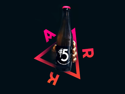 ARK Brewery beer beer branding beer label logo triangle