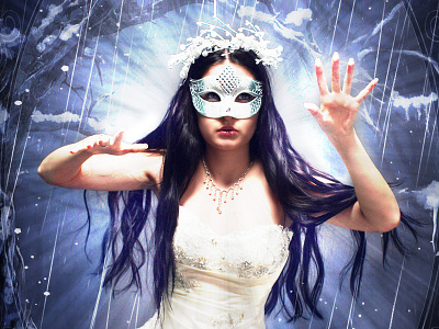 Queen of Winter manipulation photoshop