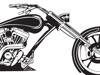 Motorcycle Illustration auto chopper illustration motorcycle vehicle