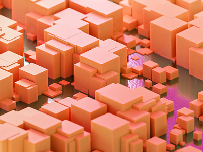 Isometric Blender Experiment 3d abstract abstract art blender experiment exploration isometric isometric art