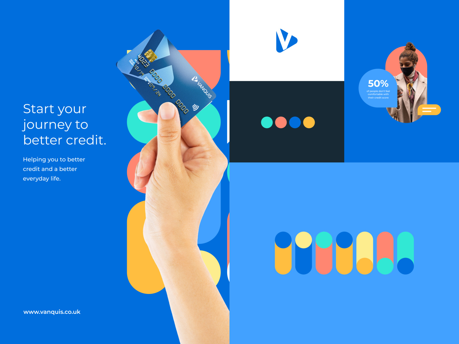 Vanquis Bank Brand update by Shaun Heath on Dribbble