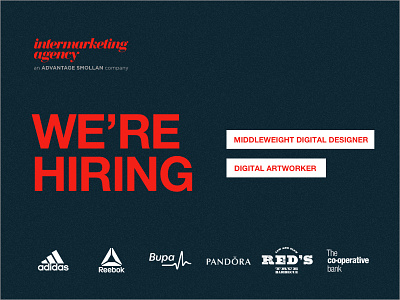 We're Hiring, Intermarketing, Leeds