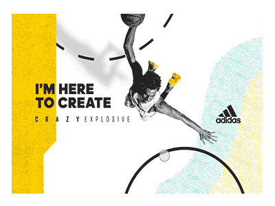 Adidas Basketball Landingpage Crazy Explosive adidas animation animtion basketball design gif motion website