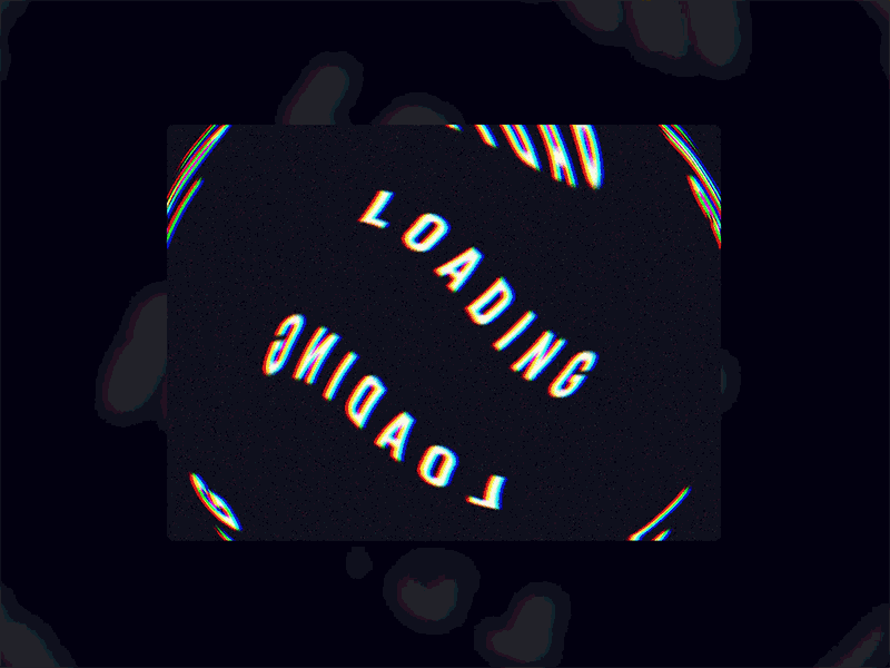 Warp Loader Experiment animation dark design distort experiment experimental futuristic lens loader loading ui webgl