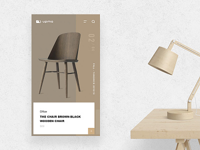 Furniture office chair app design ui