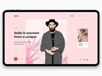 oreo clothes website design web