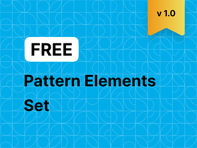 Free Pattern Elements Set background design elements figma free illustration patterns set ui vector webdesign