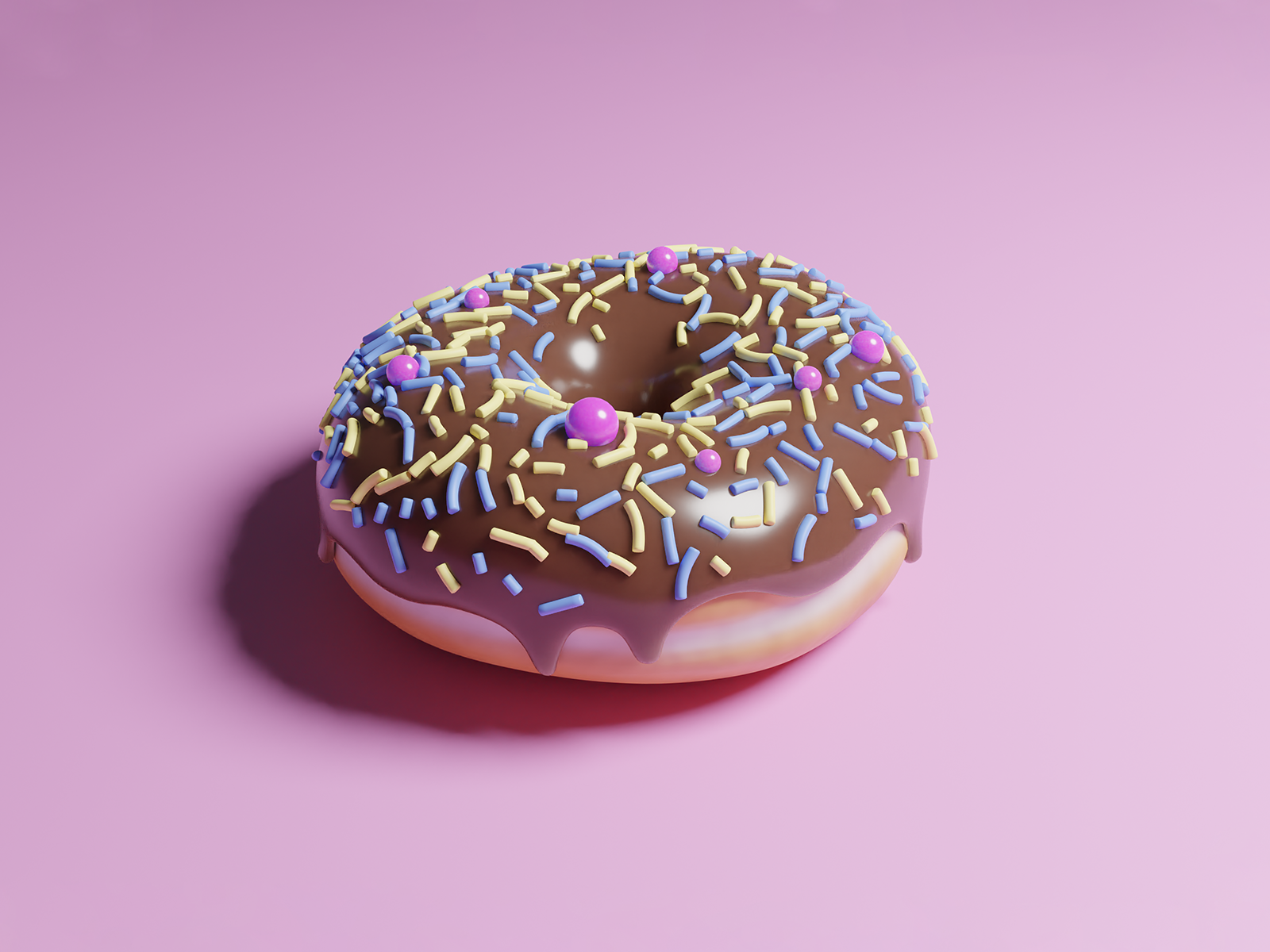 donut texture in blender