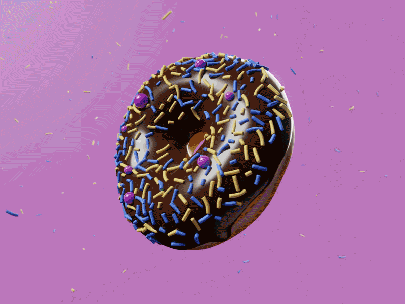 Donut 3dgraphics 3dillustration 3dlesson 3dmodeling 3dvisualization andrewpprice bkendergurututorial blender blender3d blendercommunity blenderguru chocolate cycles cyclesrender digitalart donut illustration