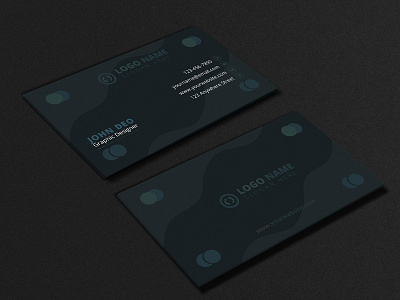 Flat Business Card Design