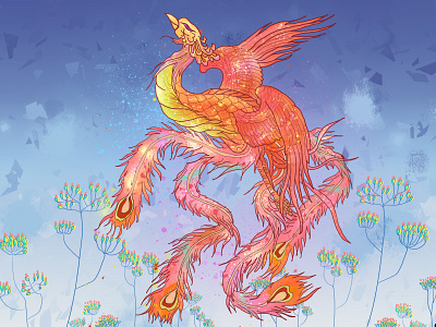 phoenix design illustration