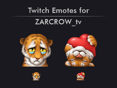 Twitch Emotes for ZARCROW_tv