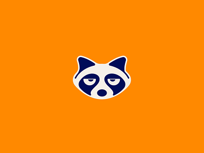 Raccoon animated animal animated branding design geometric icon illustration logo vector