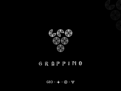 GRAPPINO LOGO branding design geometric icon illustration logo playful vector