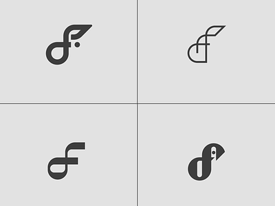 Dzama Forrest branding design geometric icon illustration logo playful ui ux vector