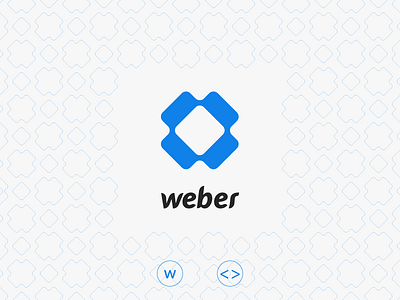 Weber identity illustration logo symbol web