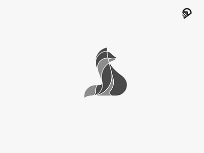 Fox animal character cute desert fennec fox geometric icon illustration logo playful