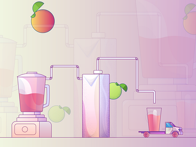 Juice Factory Illustration #1