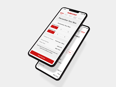 HelloChef - Meal Delivery Platform android animation food hellochef ios app meal delivery platform red ui ux vibrant website design