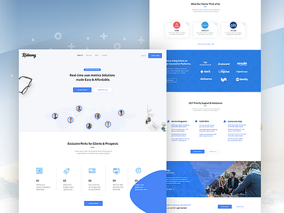 Rideway - Corporate Inner Page blue corporate layout modern page site ui ui design ux