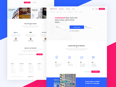 Find Your Property - Homepage Exploration colorful corporate design home landing modern page ui user interface ux