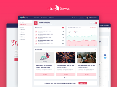 Storyshaker - Social Media Application