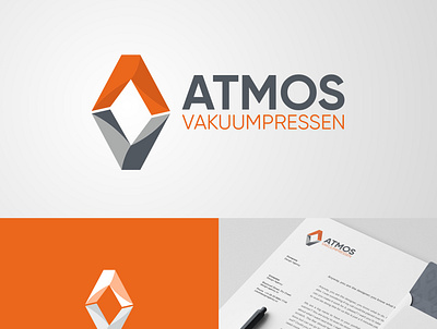 Atmos2 adobe illustrator logo design minimalist logo modern simple logo