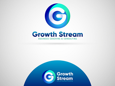 Growth Stream adobe illustrator app icon illustration illustrator logo minimalist logo modern logo