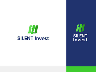 Silent Invest Logo adobe illustrator app icon application design illustration illustrator logo minimalist logo modern logo ui