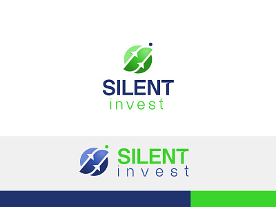 Silent Invest adobe illustrator app icon application design illustration illustrator logo minimalist logo modern logo