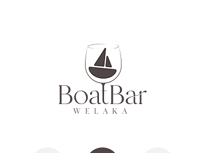 Boat Bar adobe illustrator app icon application design illustration illustrator logo minimalist logo modern logo