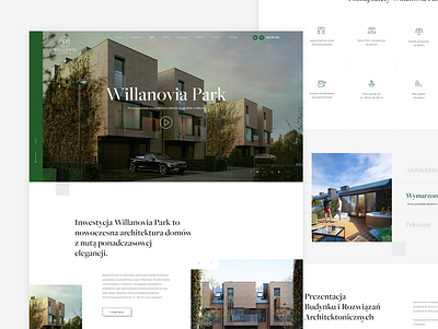 Willanovia Park Estate cgi figma marketing poland prototyping realestate render ui ux warsaw webdesig webdevelopment wordpress