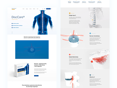 DiscCare 3dmodel berlin design health medical spine supplement