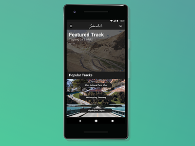 Showkali amoled android app dark design gradient mobile photoshop pixel race race track sketch
