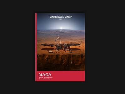 NASA - Base Camp 2030 book design editorial design magazine nasa print print design typography