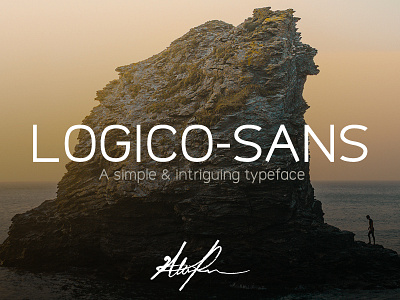 Logico-Sans Typeface clean font geometric logico sans modern professional sans serif sharp simple sleek strong typeface