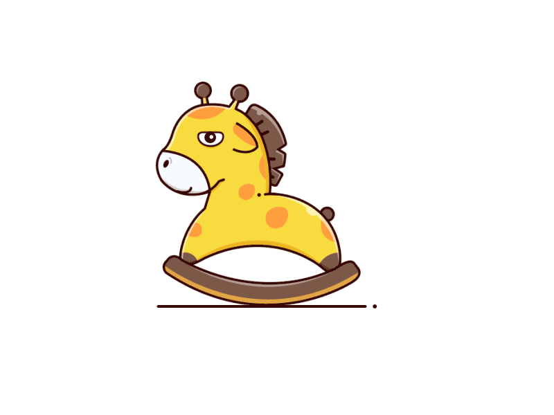 Giraffe & Rocking horse