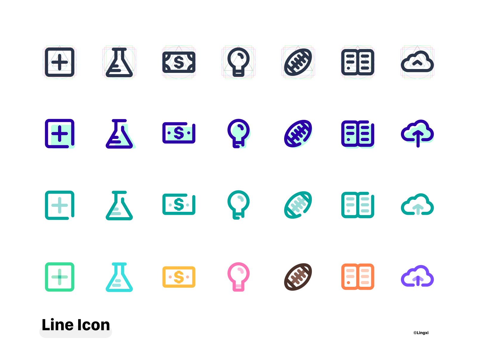 Line icon by Lingxi on Dribbble