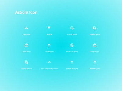 article icon article design icon