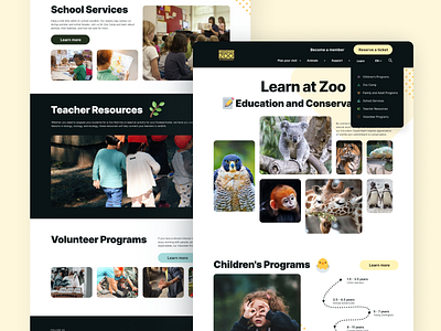 Learning page design