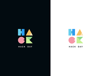 Hackday Logo branding enterprise graphic design hack hack day hackathon internal event logo marketing saas sitetracker tech
