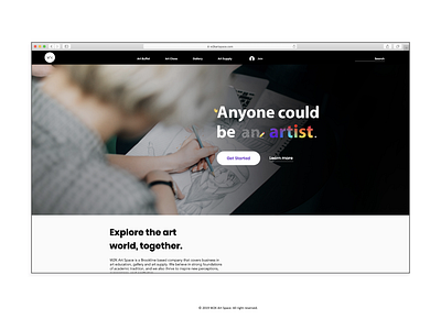 w2k website (coming soon) art art education education layout ux design web webdesign