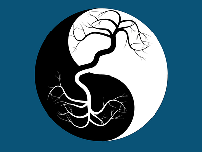 yin and yang design illustration illustration art illustrator ilustrator vector